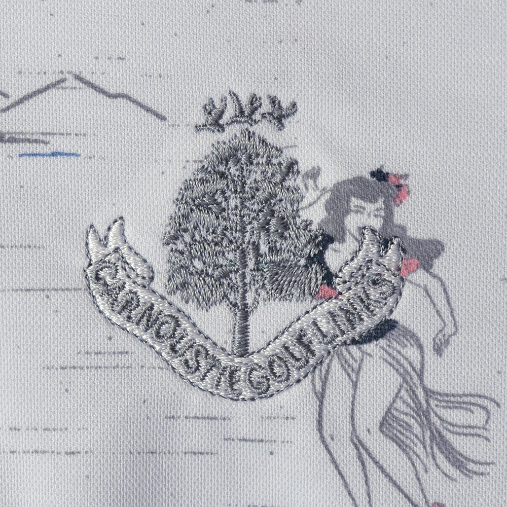 Island Paradise Polo Shirt - White