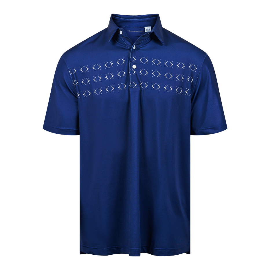 Justin Arygle Polo Shirt - Navy/White