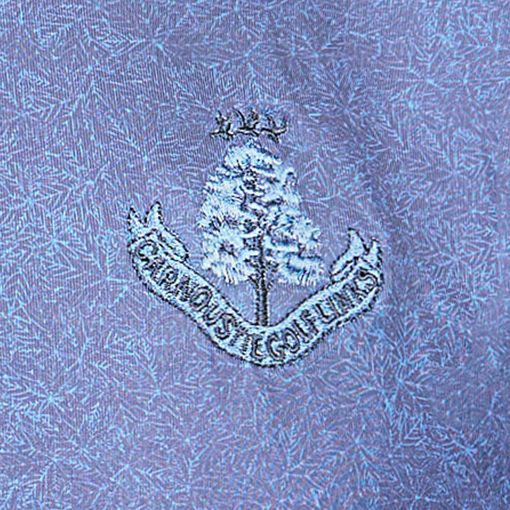 Tahoe Print Polo Shirt - Pebble