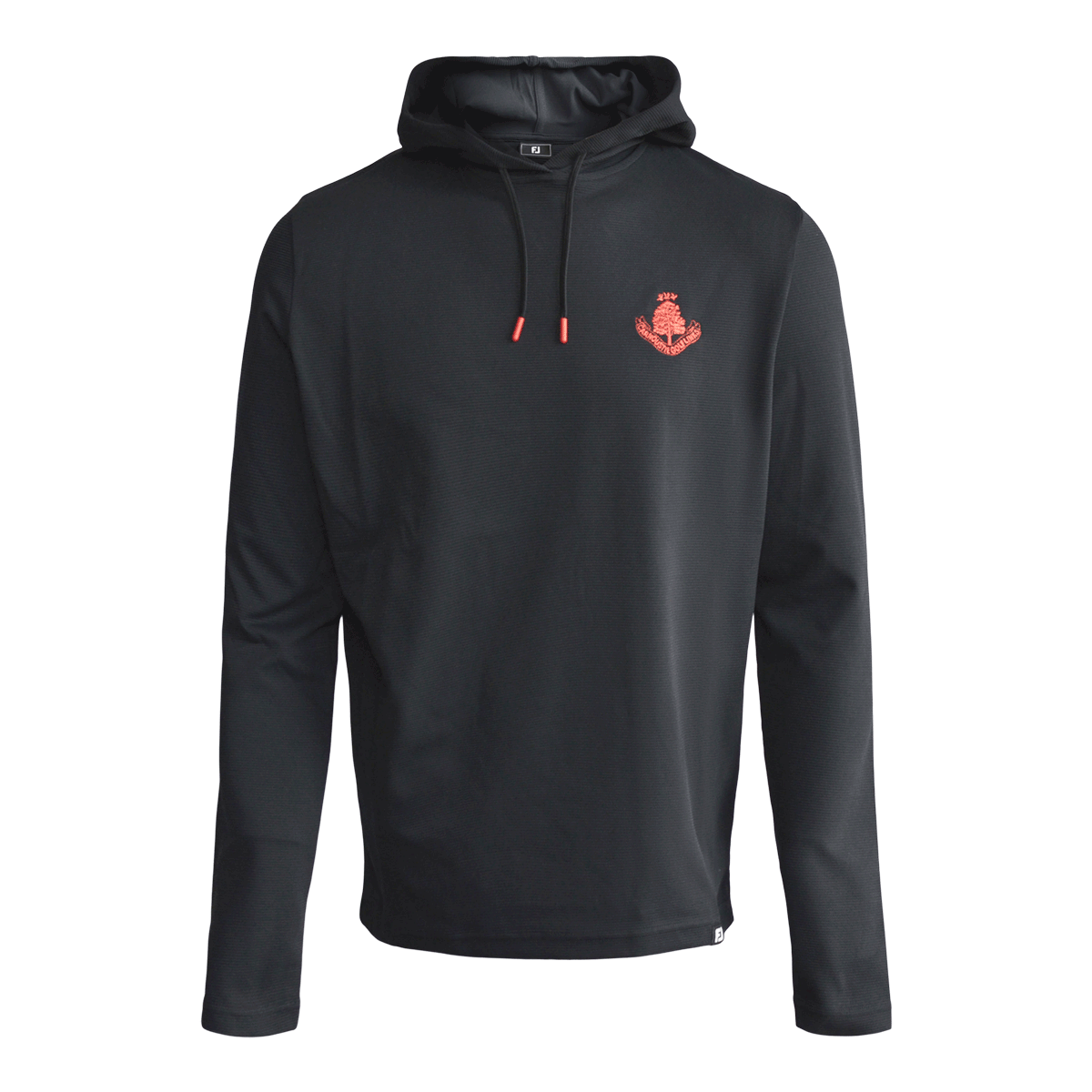 Ottoman Jaquard Hoodie - Black