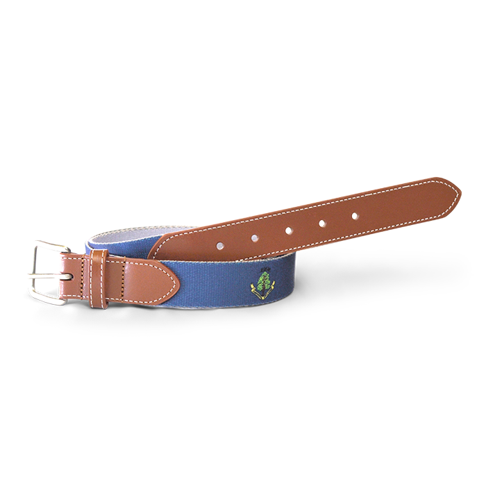 Carnoustie Chromo Custom Belt - Navy/Fjord