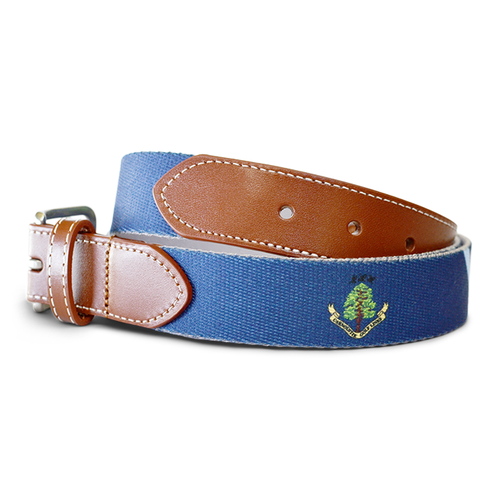 Carnoustie Chromo Custom Belt - Navy/Fjord