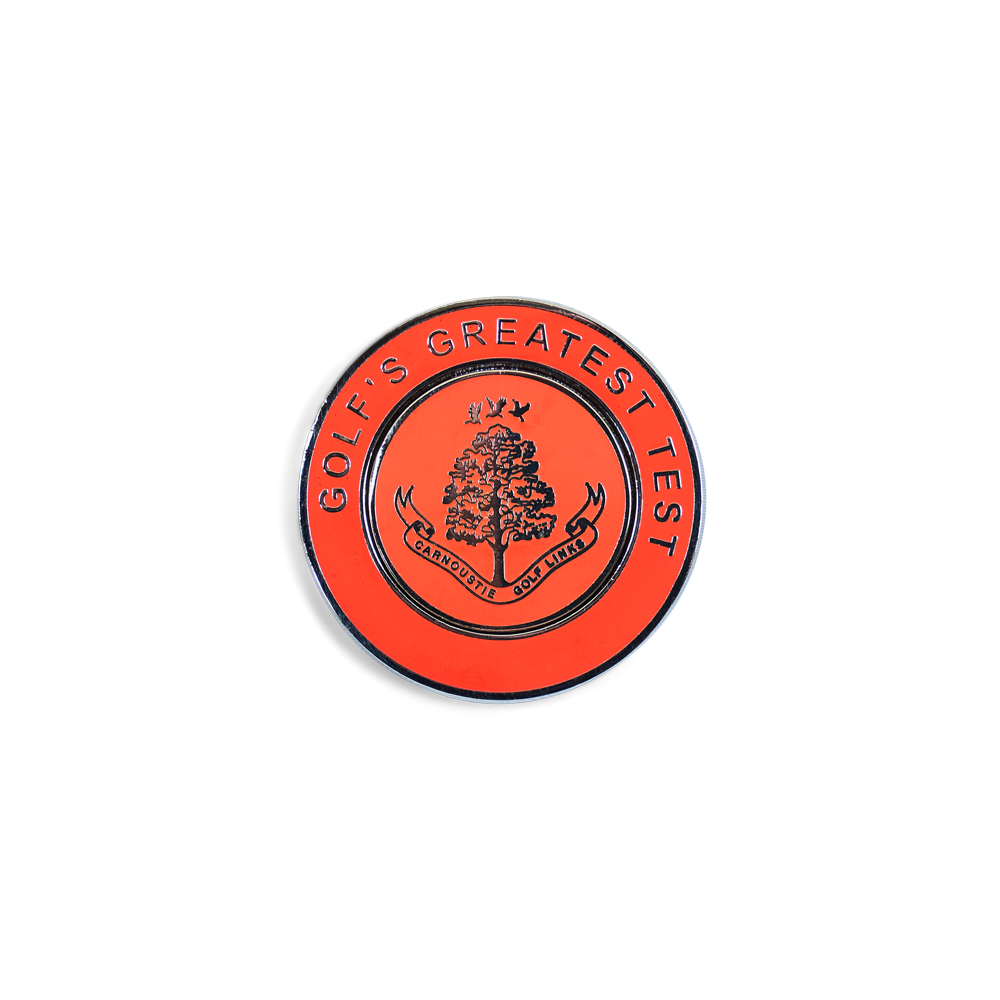 Duo Coin Ball Marker - Orange