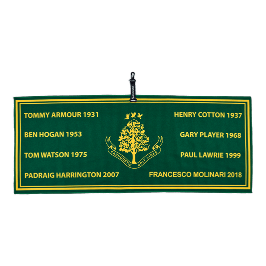 Microfibre Champions Towel - Green/Gold