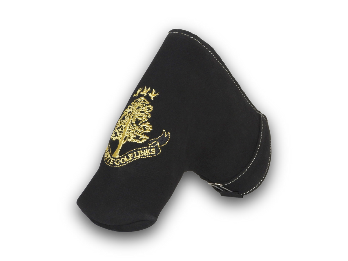 Leather Blade Putter Headcover - Matt Black