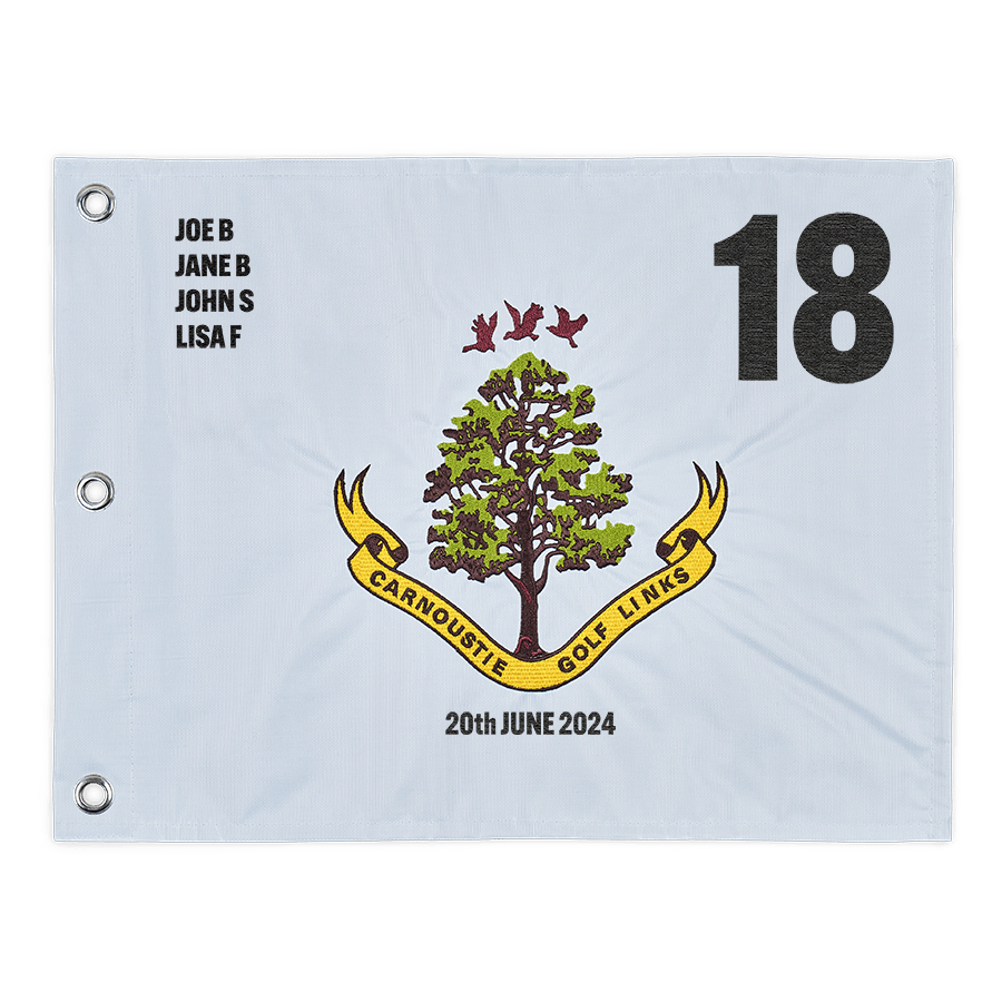 Pin Flag - White