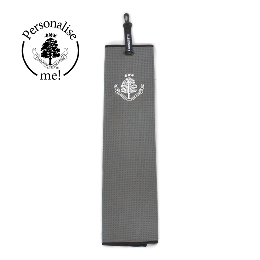 Microfibre Tri-Fold Towel Grey - Grey