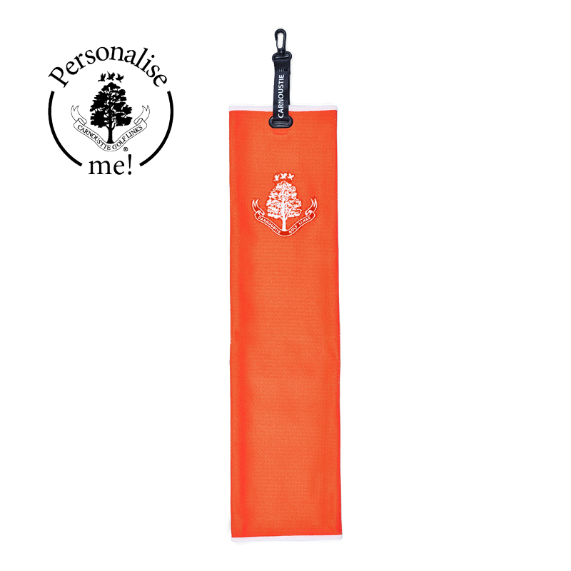 Microfibre Tri-Fold Towel - Orange