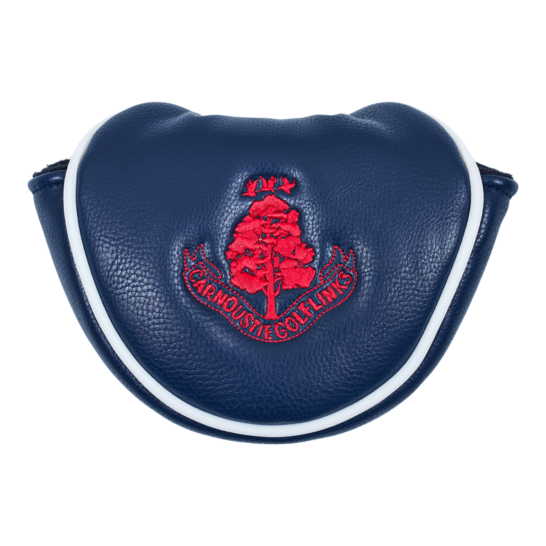 Mallet Putter Headcover - Navy/Red
