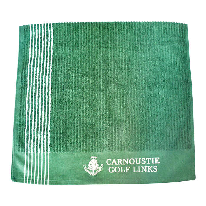 Ribbed Players Towel - Green