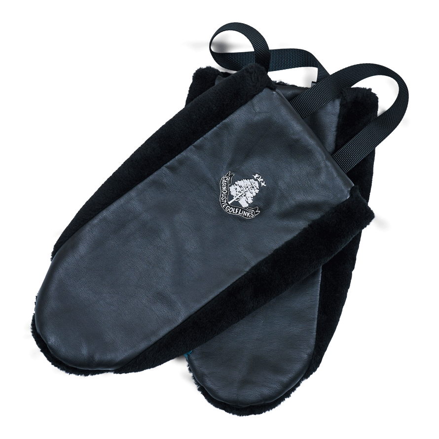 Leather Shoe Bag - Black