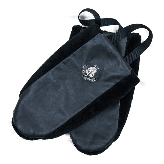 Leather Shoe Bag - Black