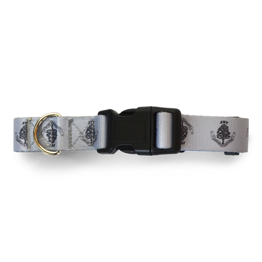 Medium Dog Collar - Grey Black