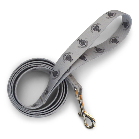 Large Dog Lead - Grey Black