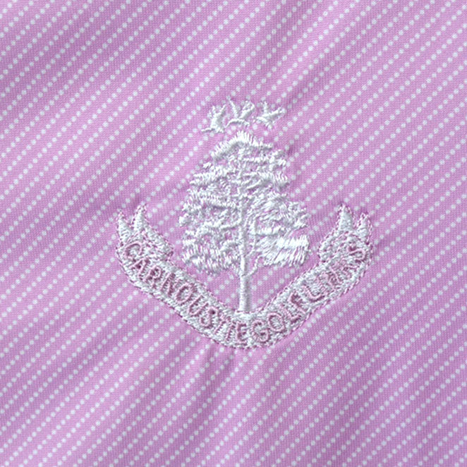 Pattern Polo Shirt - Hibiscus/White