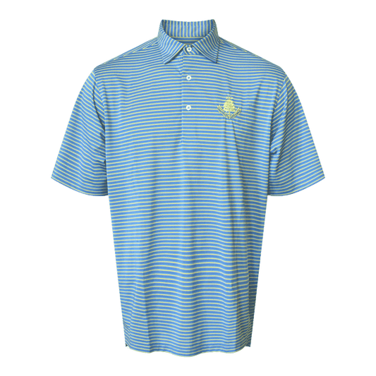 Stripe Polo Shirt - Dolphin/Multi