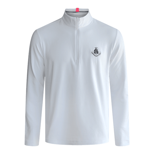 Brushed Back Tech 1/4 Zip - Snow
