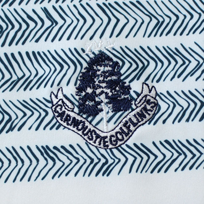 Sleeveless Polo Shirt - White/Navy