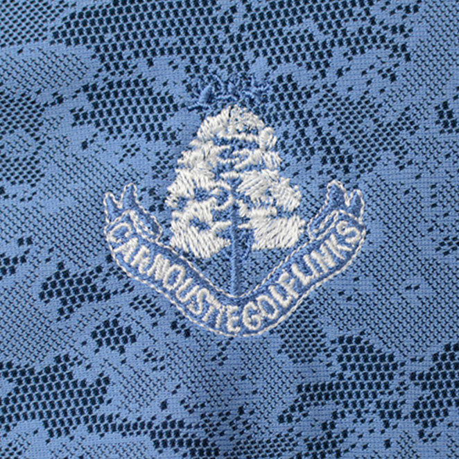 Pattern Polo Shirt - Blue Fusion