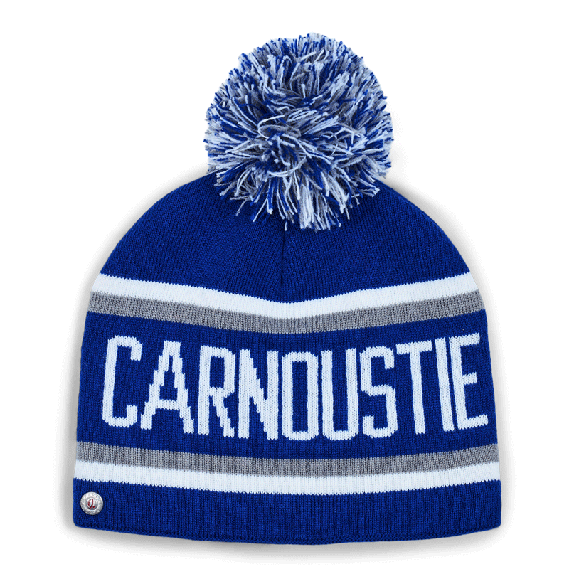 Beanie Hat - Royal White Light Grey