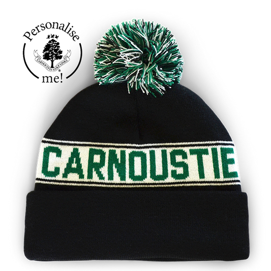The Sideliner Beanie Hat - Black/White/Green