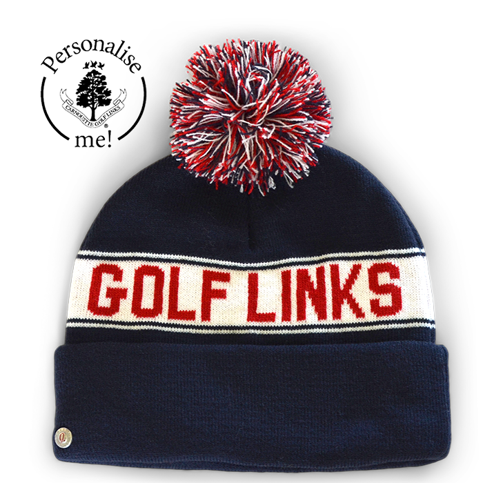 The Sideliner Beanie Hat - Navy/White/Red