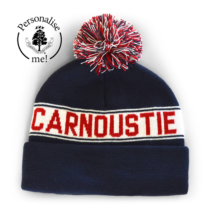 The Sideliner Beanie Hat - Navy/White/Red