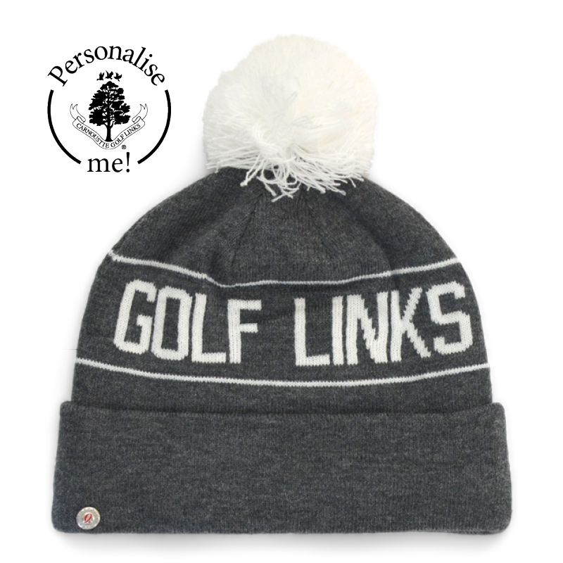 Beanie Hat - Charcoal White