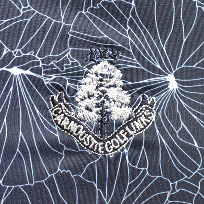 Sunshine Printed Half Zip - Atlanta Blue/White