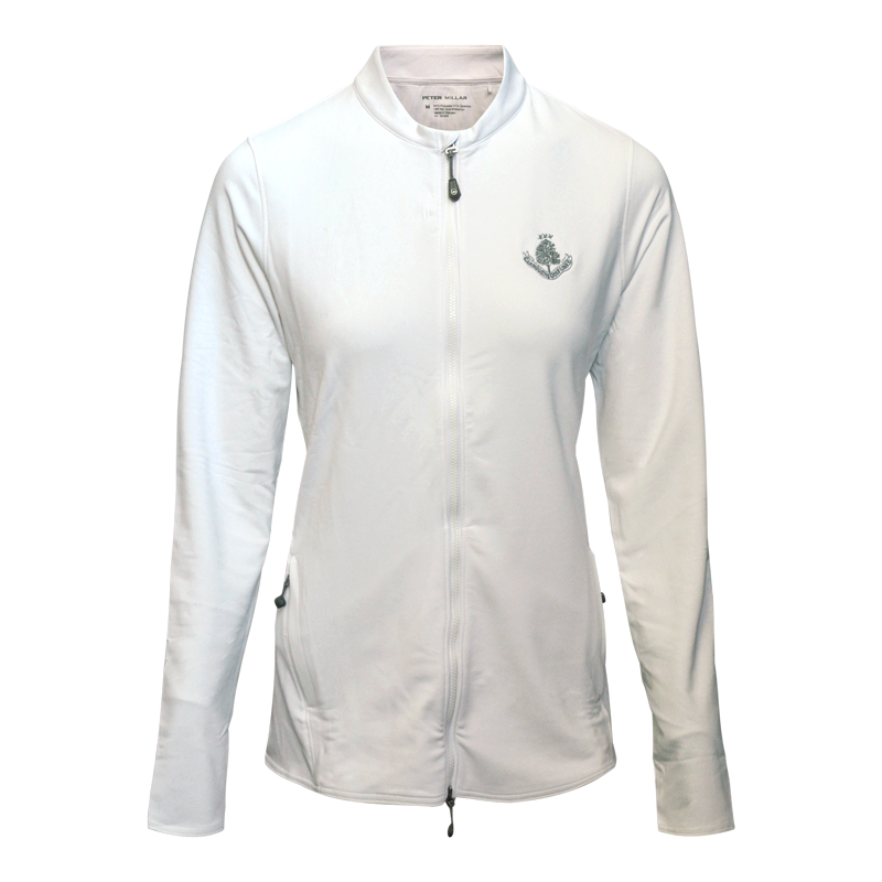 Katy Full Zip Layer - White