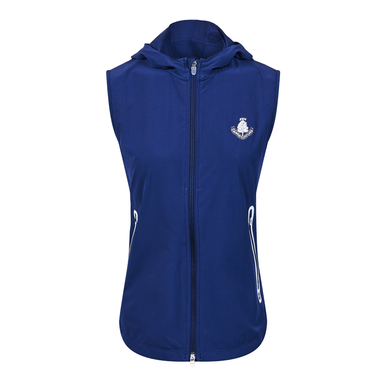 Jameson Full Zip Hooded Gilet - Navy