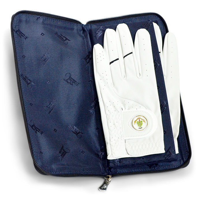 Leather Glove Keeper - Navy