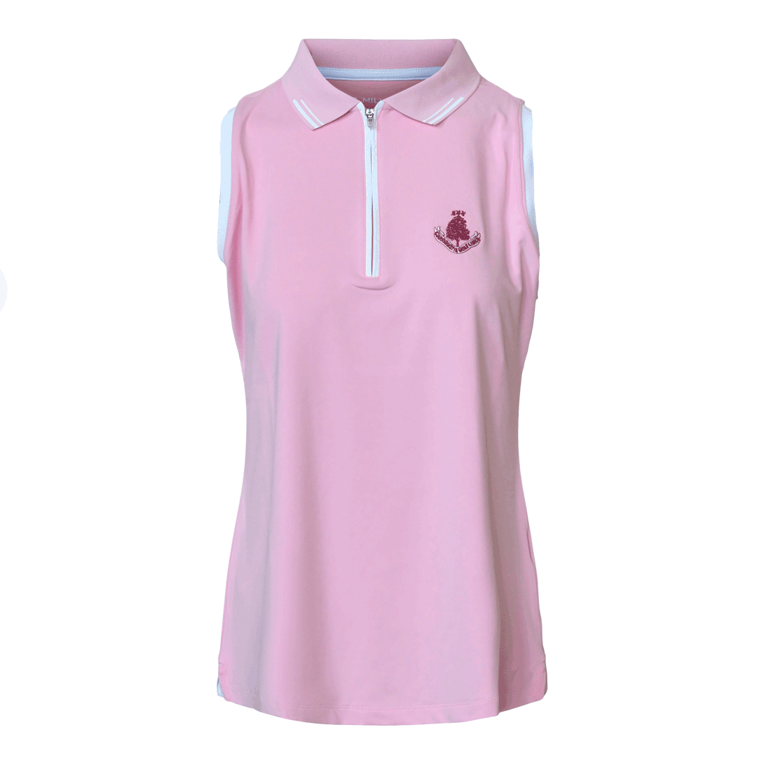 Chrissie Sleeveless Polo Shirt - Palmer Pink