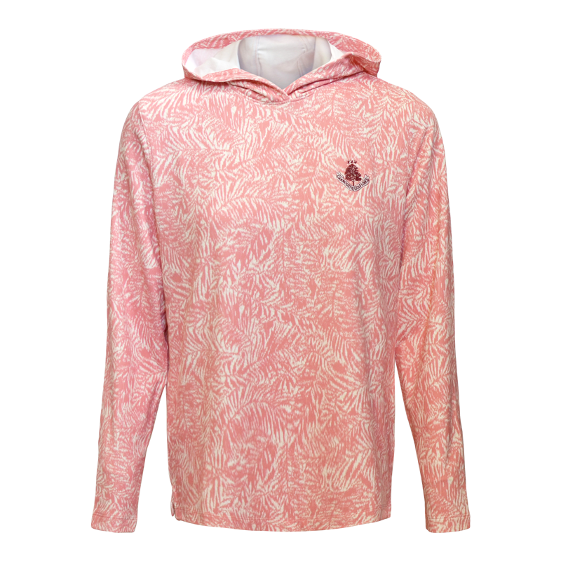 Island Time Pine Hoodie - Coral Reef