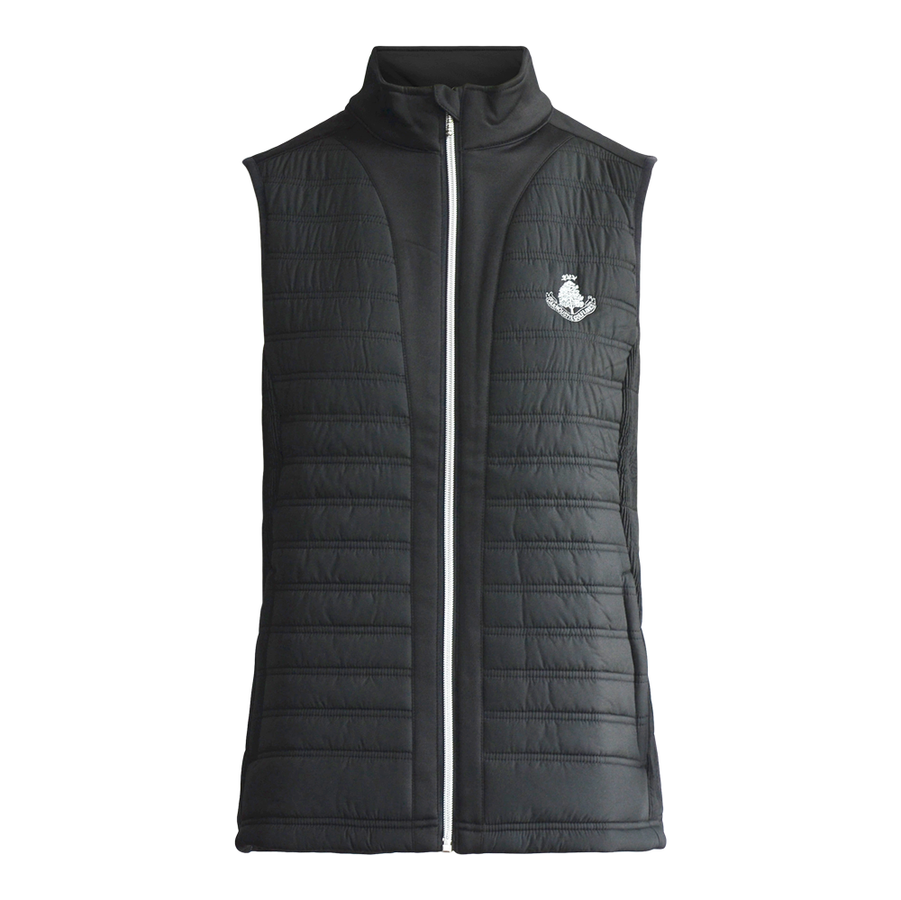 Luna Quilt Gilet - Black