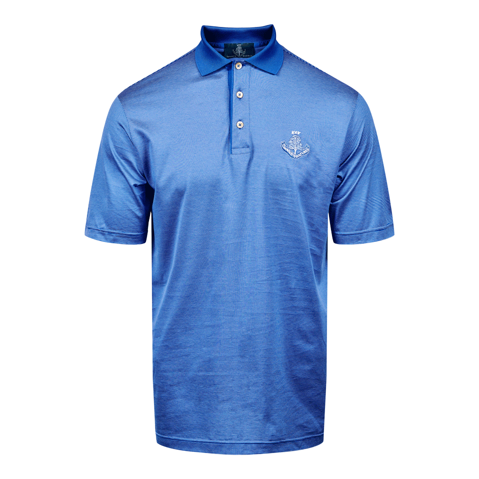 Molise Cotton Polo Shirt - Prussian