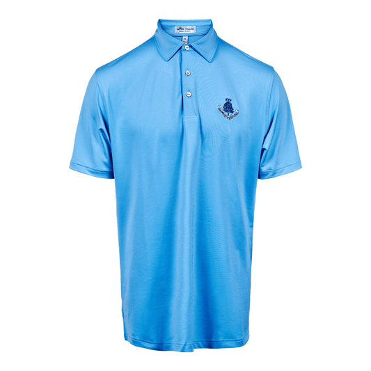 Plain Performance Polo Shirt - Cottage Blue
