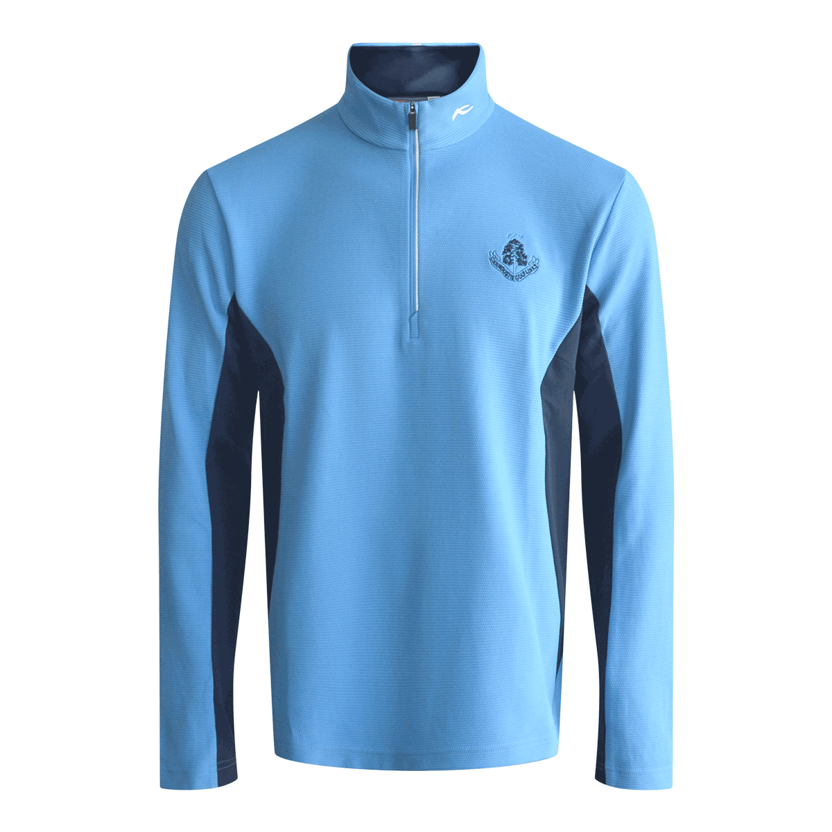 Roman 1/2 Zip Sweater - Cerulean Blue/Atlanta Blue