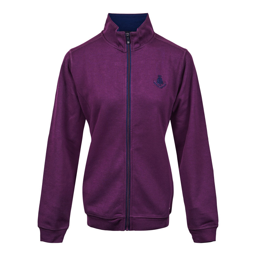 Millie Full Zip Midlayer - Berry