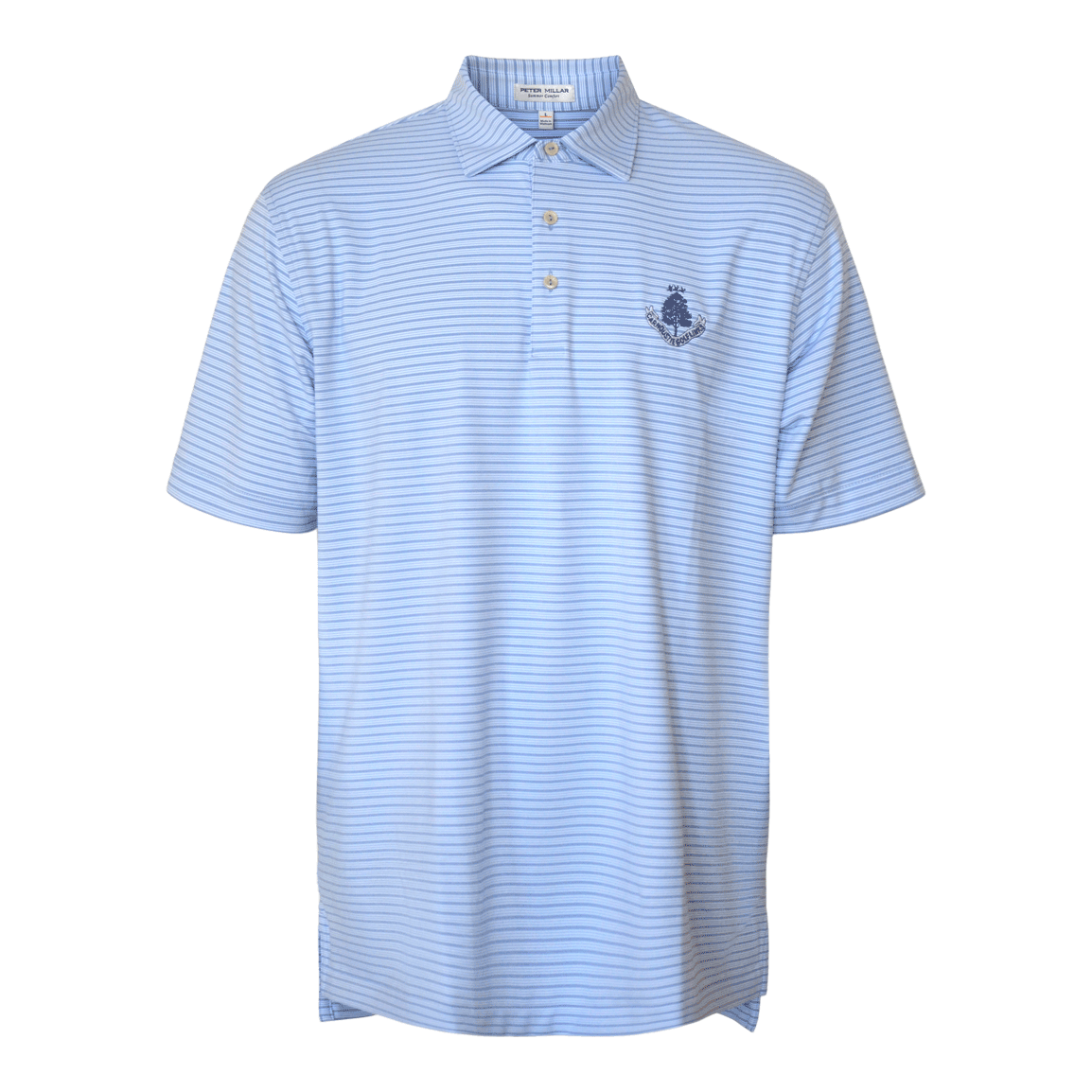 Heritage Stripe Polo Shirt - Lakeside Blue