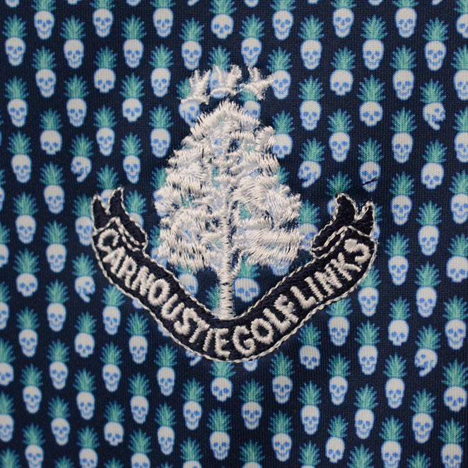 Pina Skullada Polo Shirt - Navy