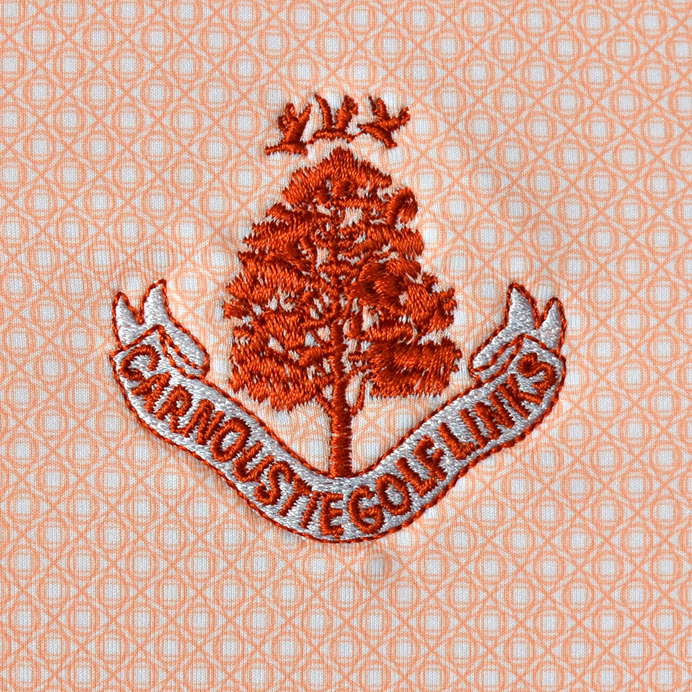 Tesseract Performance Polo Shirt - Orange Nectar