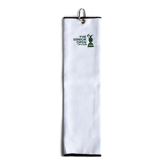 Senior Open Trifold Towel - White