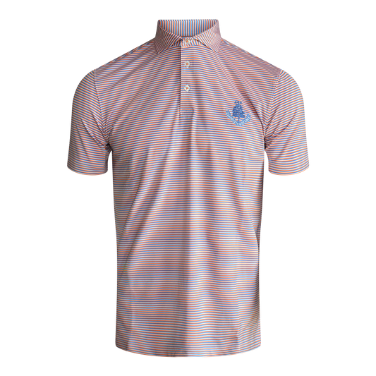 Jesse Stripe Polo - Clementine Multi