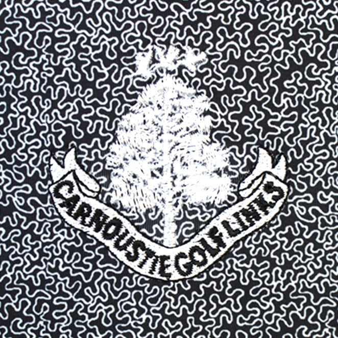 Pattern Polo - Black White