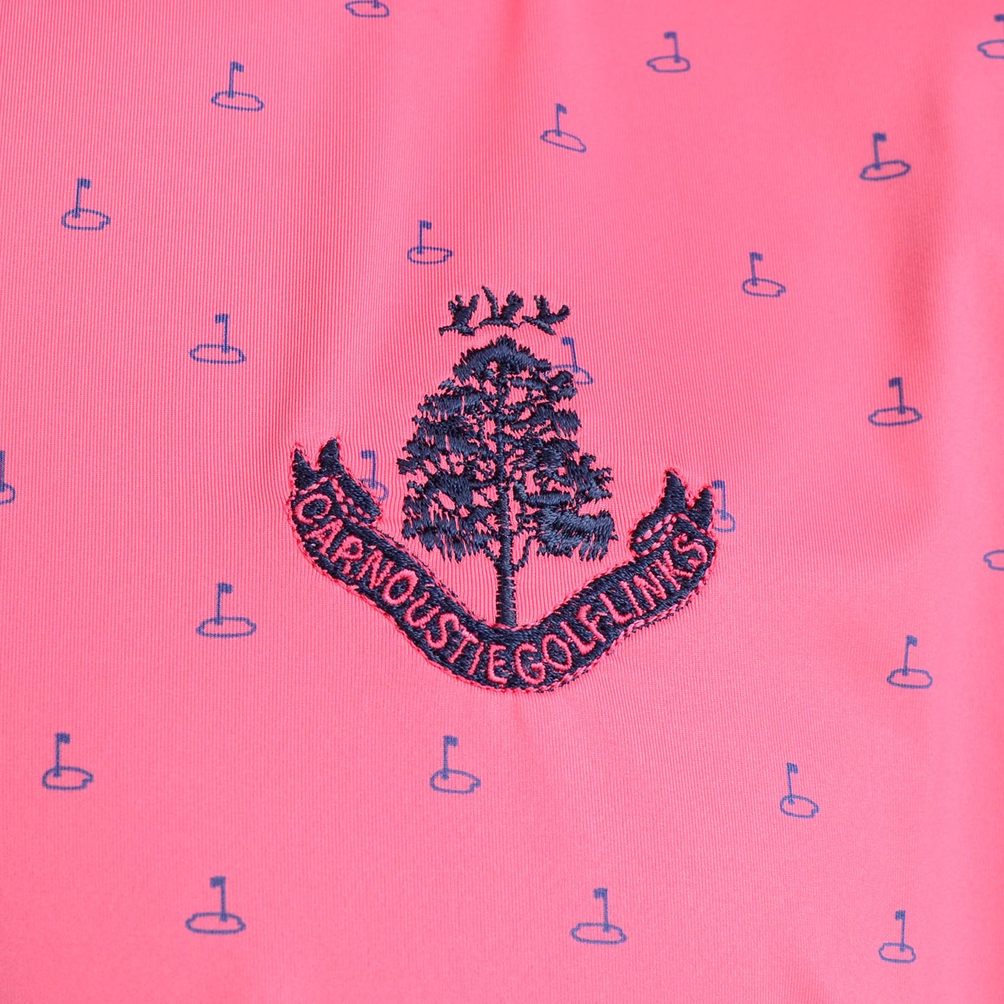 Douglas Polo Shirt - 545 Raspberry/Navy