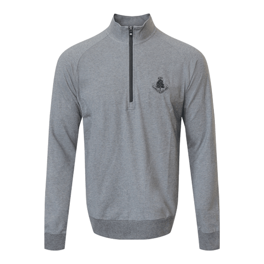 Zachary 1/4 Zip Layer - Heather Dark Shadow