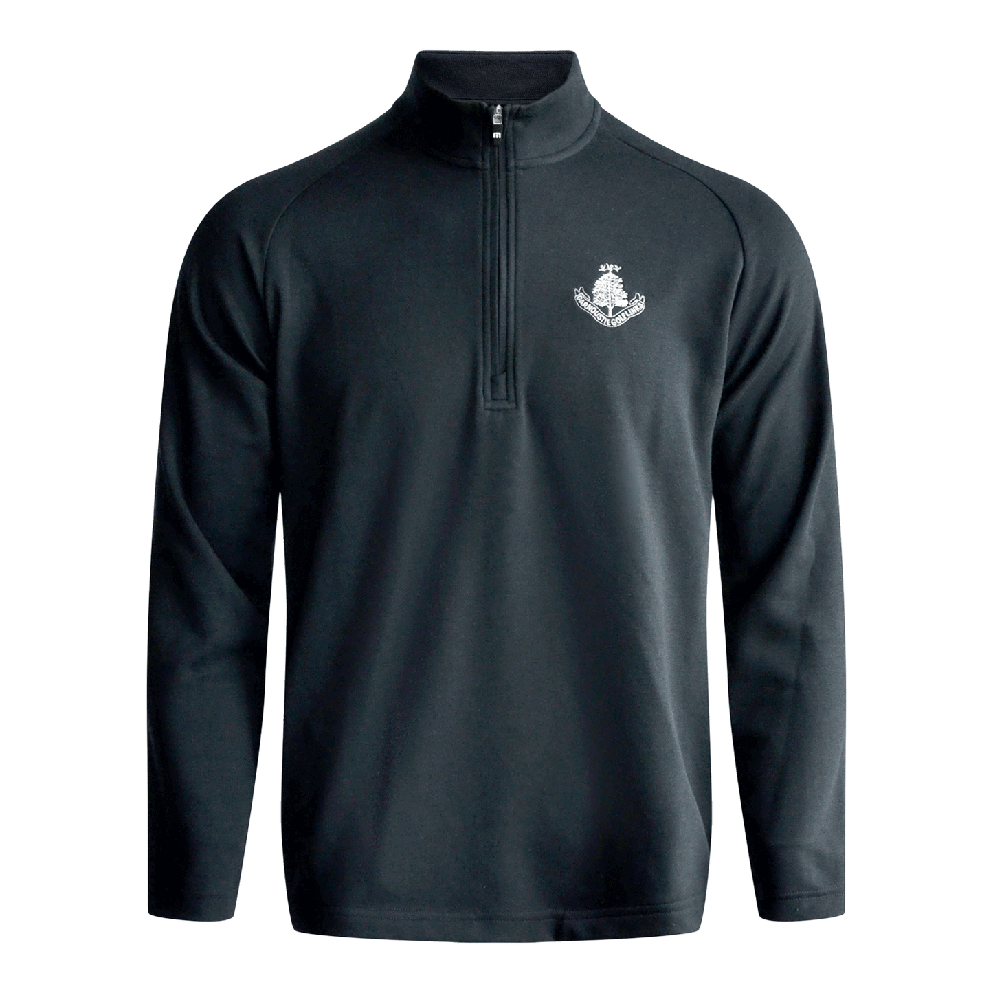 Upgraded 1/4 Zip Sweater - Black