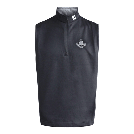 Half Zip Vest - Black