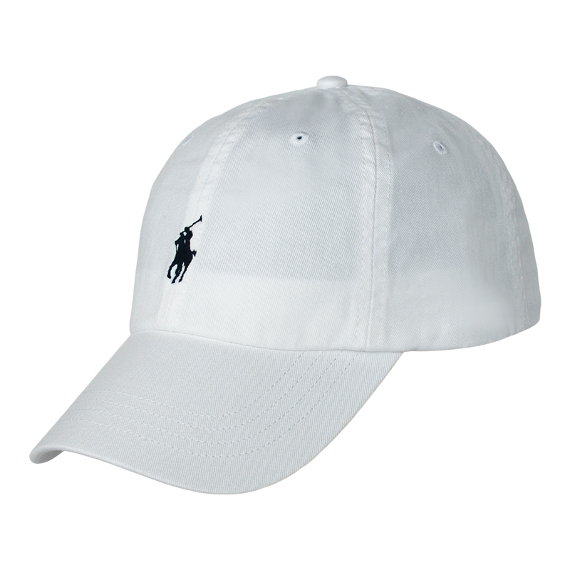 Twill Cotton Cap - No Logo - White